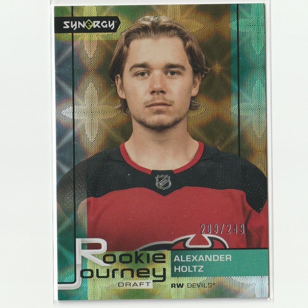 2021-22 Synergy Rookie Journey Draft Gold ALEXANDER HOLTZ Rookie Card RC #RJ-14